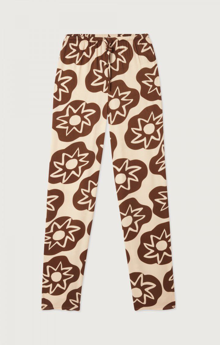Women's trousers Varym - BABETH - Brown - Beige - XS