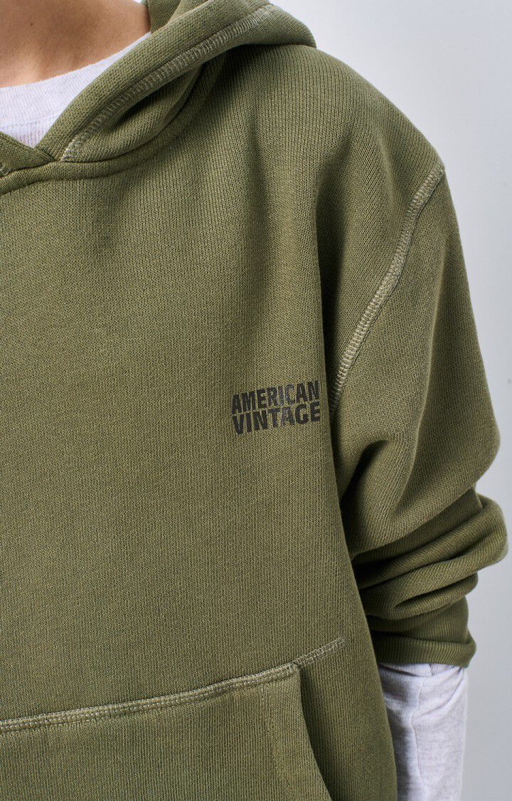 Sudadera con capucha ni&ntilde;os Izubird - CAQUI VINTAGE - Verde - 3