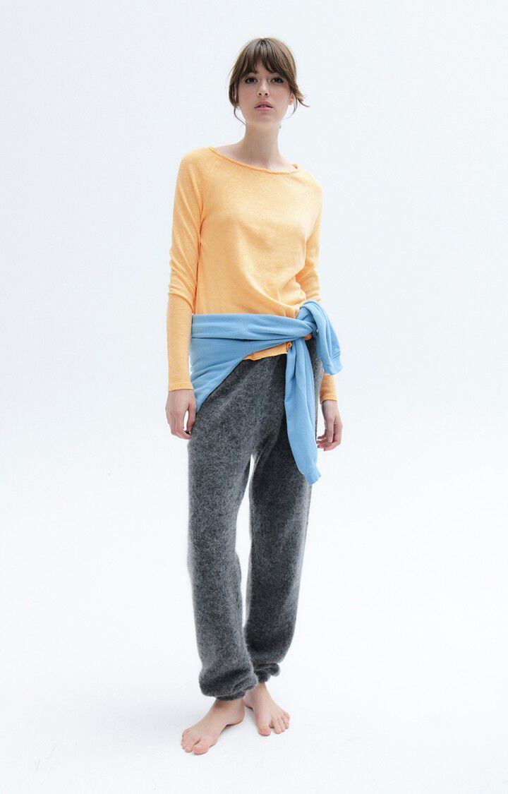 Women's t-shirt Sonoma - VINTAGE ICED MELON 70 Long sleeve Orange - E23