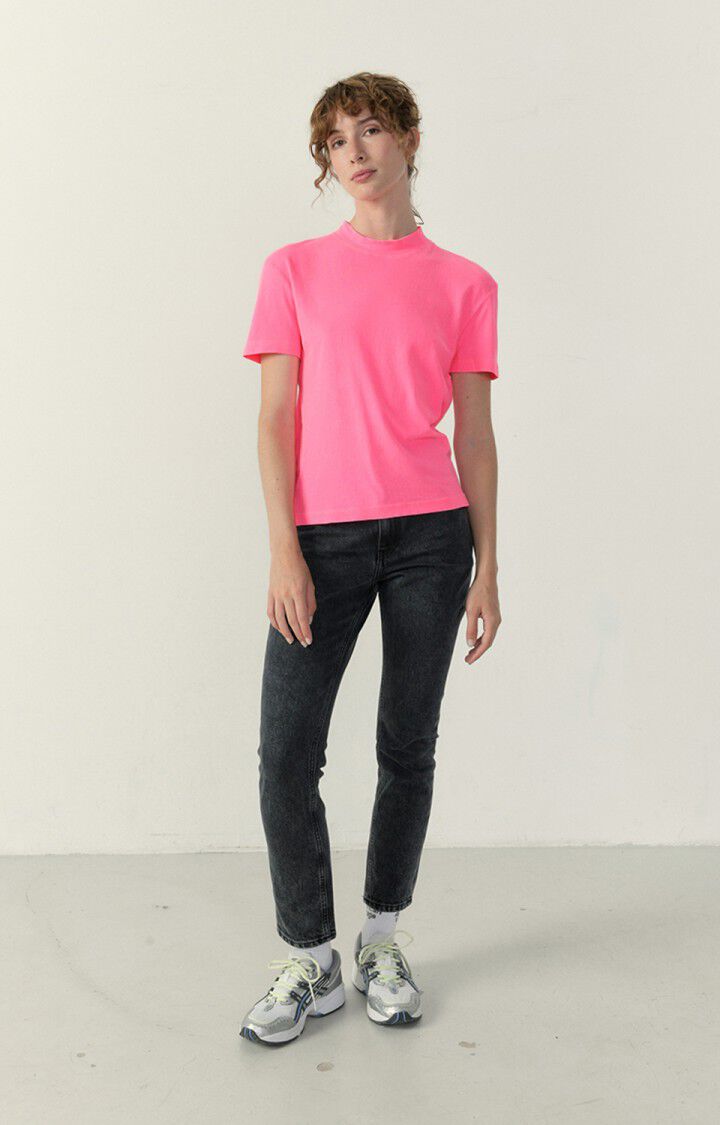T-shirt femme Aksun, ROSE FLUO, hi-res-model
