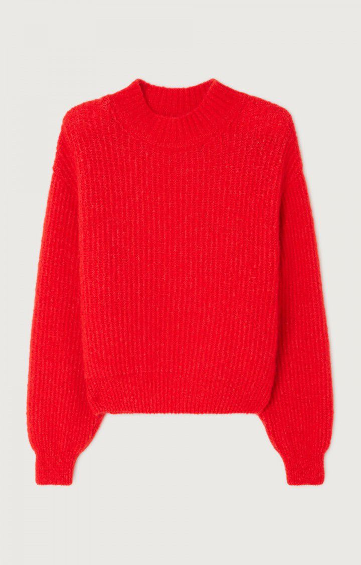 Women's jumper East - MELANGE PEPPER - Red