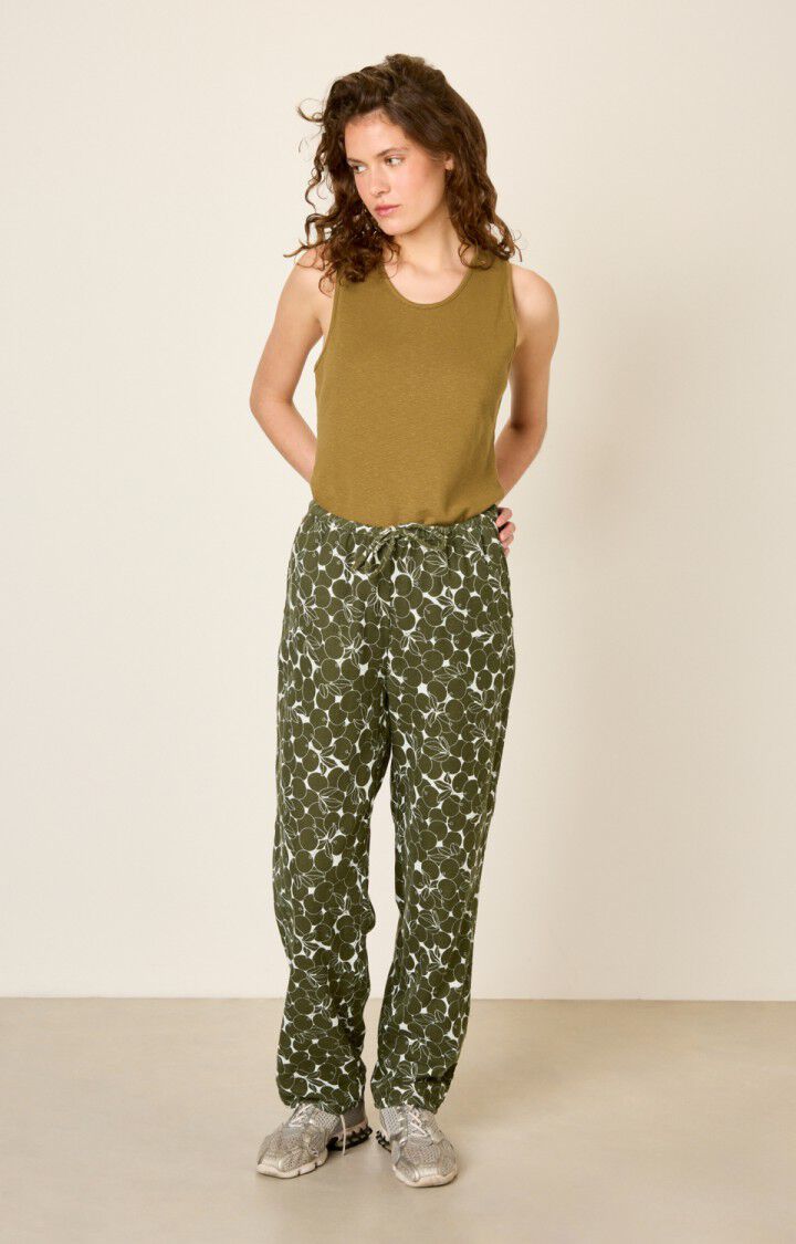 Women's trousers Yuzy - GABY KHAKI - Green - Blanc - S