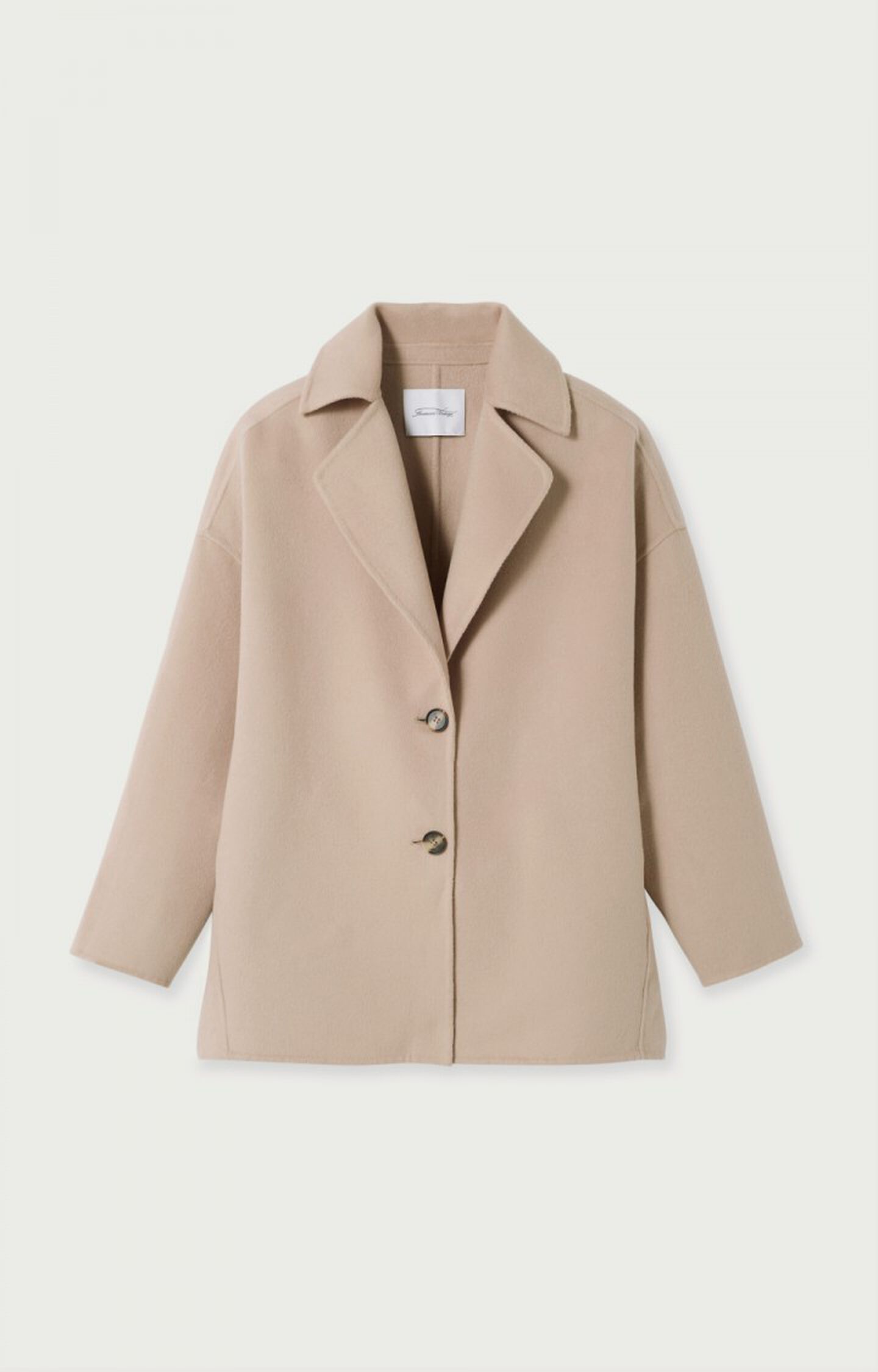 Women's coat Dadoulove - GREIGE 46 Long sleeve Beige - H22