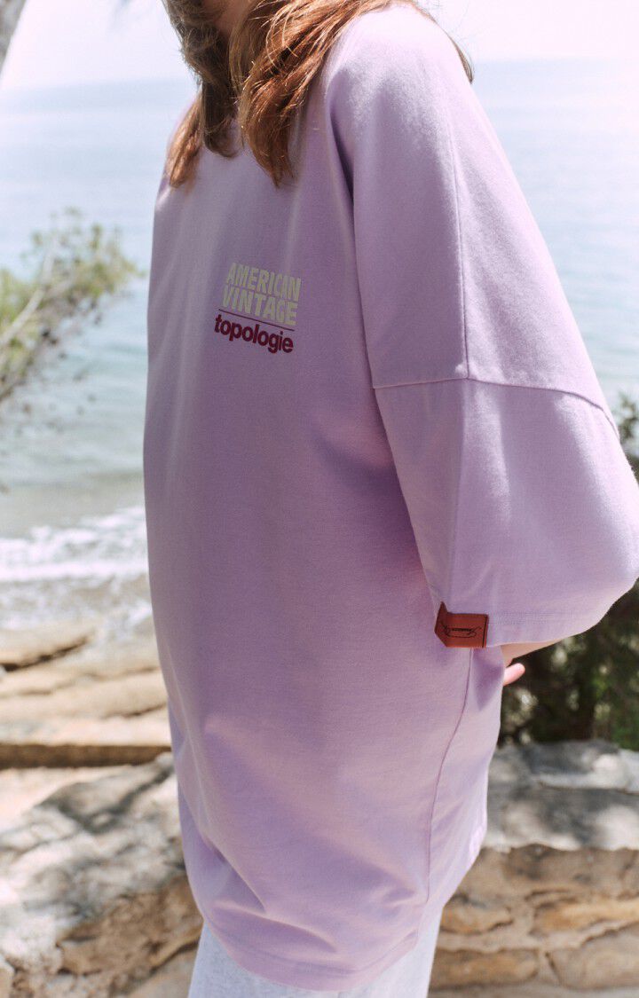 Unisex T-shirt AMV x Topologie, VINTAGE LILAC, hi-res-model