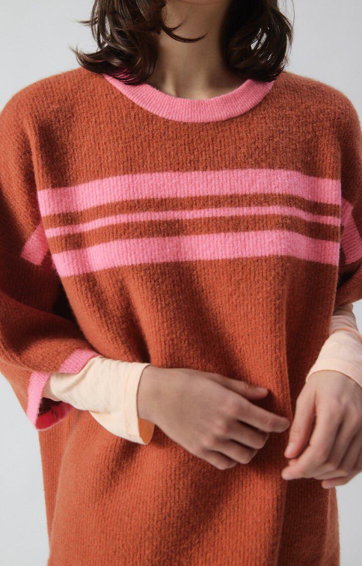 Women's jumper Damsville, TERRACOTTA MELANGE, hi-res-model