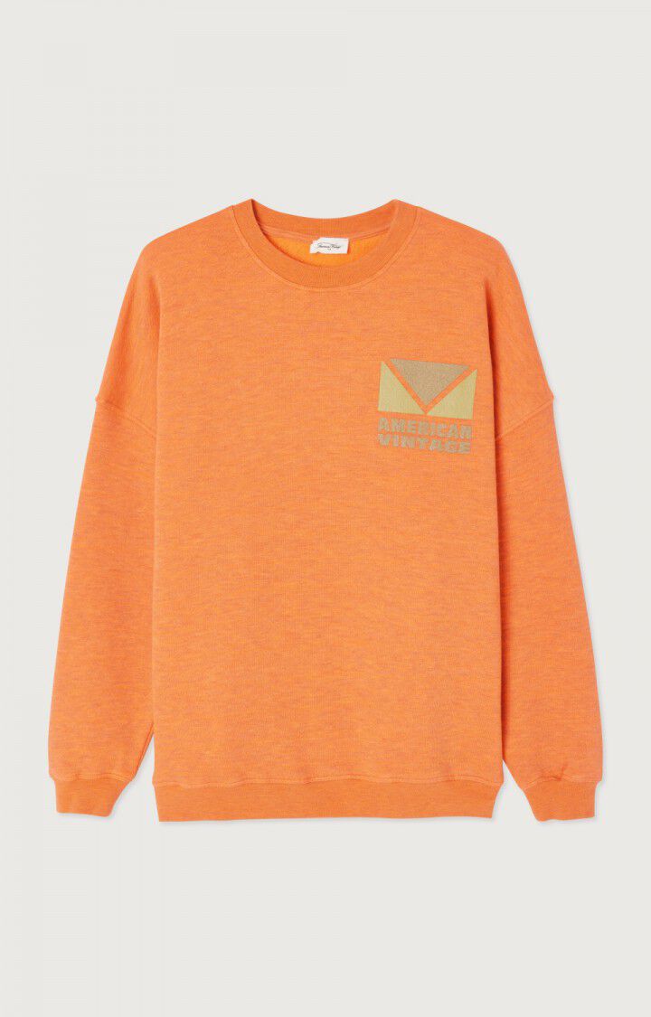 Women's sweatshirt Doven - OVERDYED FLUORESCENT VITAMINS - Orange