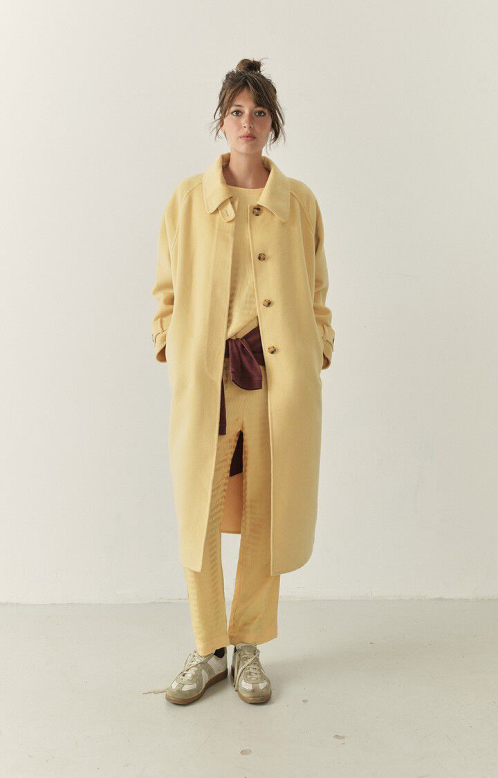 manteau american vintage jaune