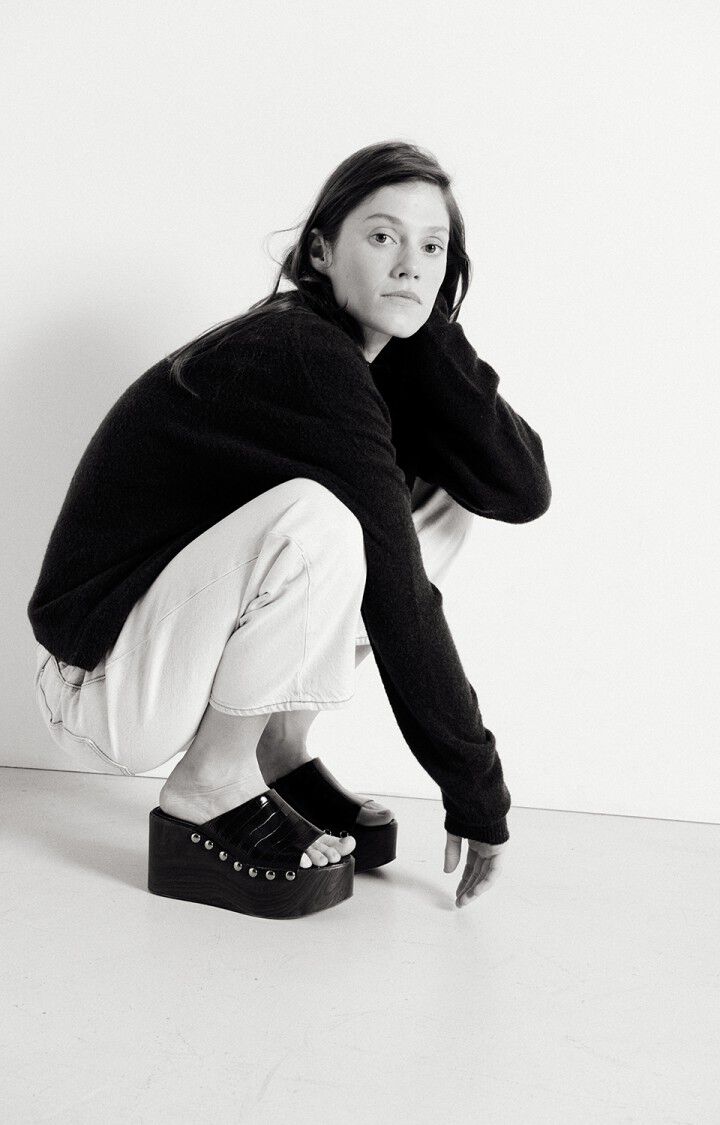 Women's cardigan Damsville, NAVY BLUE BLACK MELANGE, hi-res-model