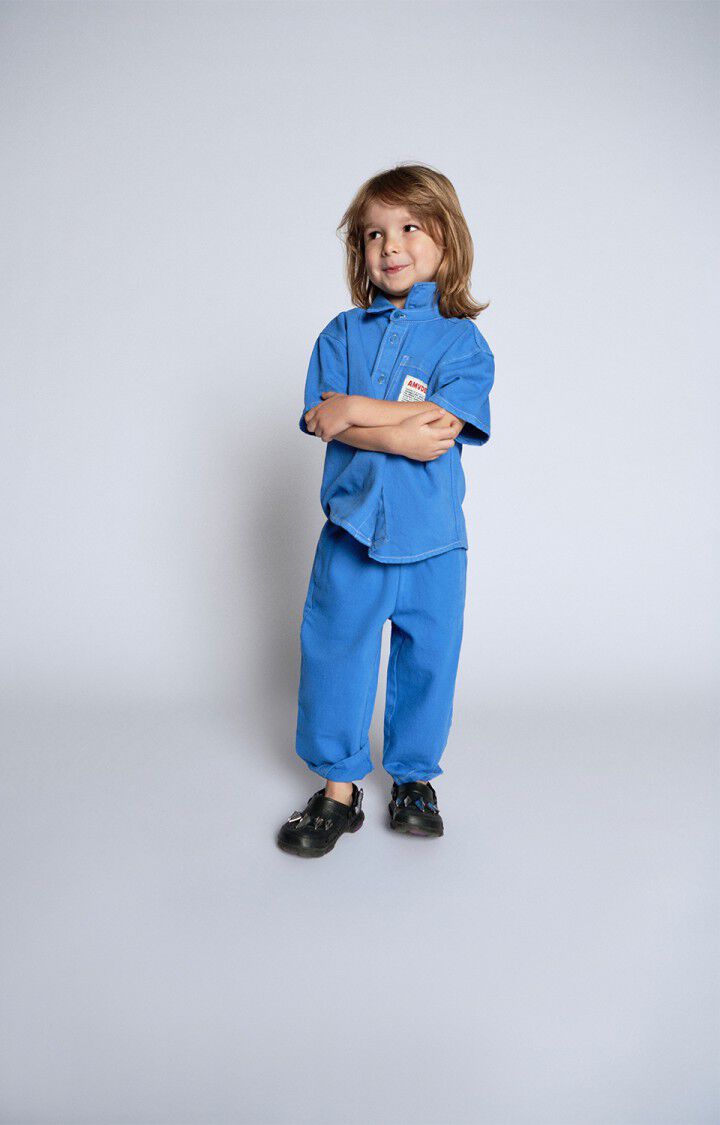 Kids' trousers Pusway - WATERFALL - Blue - 3