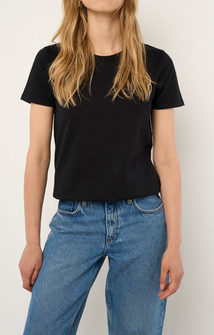 Women's t-shirt Fizvalley, BLACK, hi-res-model