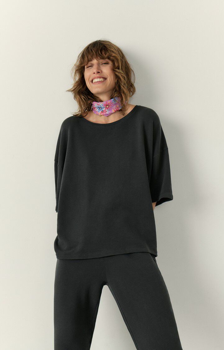 Women's t-shirt Hapylife, CARBON VINTAGE, hi-res-model