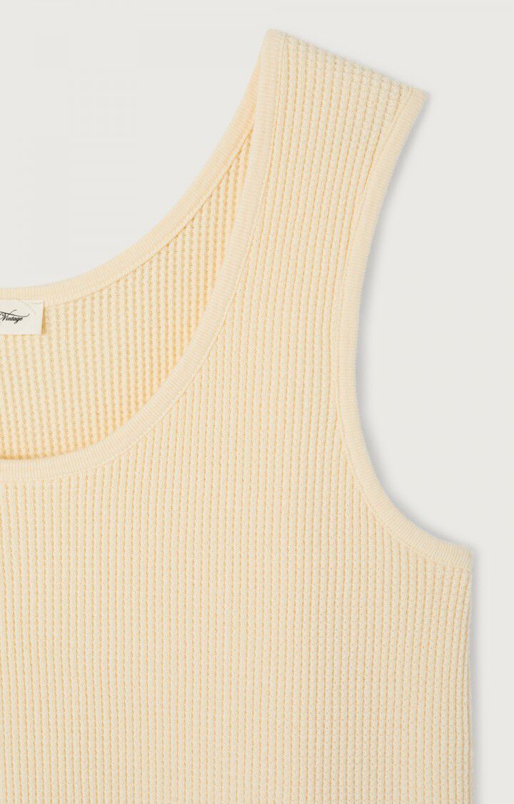 Women&rsquo;s tank top Uscow - ECRU VINTAGE - Beige - XS-S