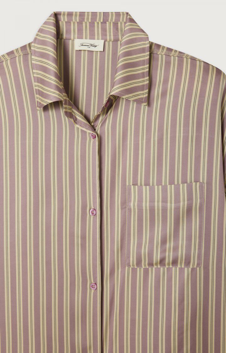 Chemise femme Bovalow - URSULA - Beige - Gris - TU