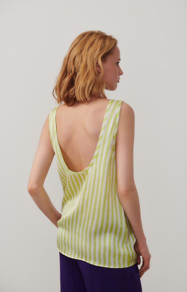 Women's top Shaning, FLUORESCENT YELLOW STRIPES, hi-res-model