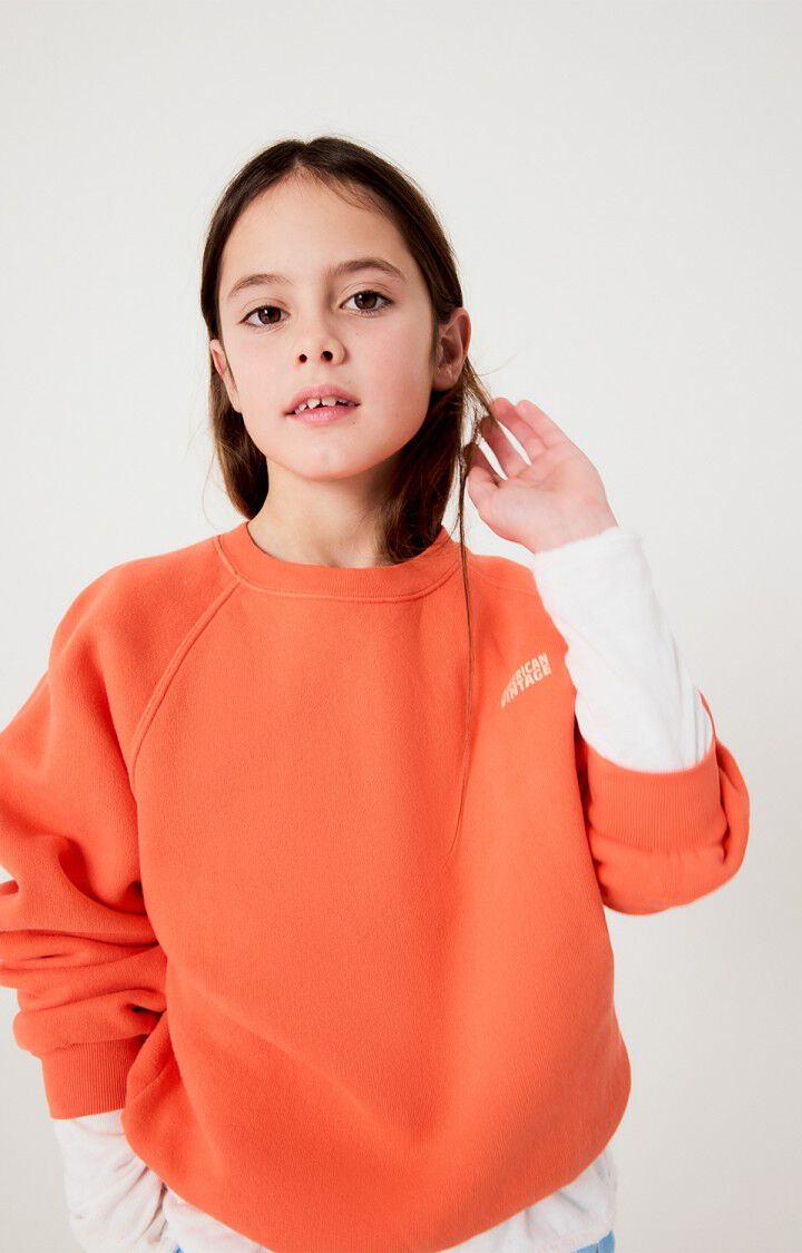 Kids' sweatshirt Izubird - VINTAGE MANDARIN TREE - Orange