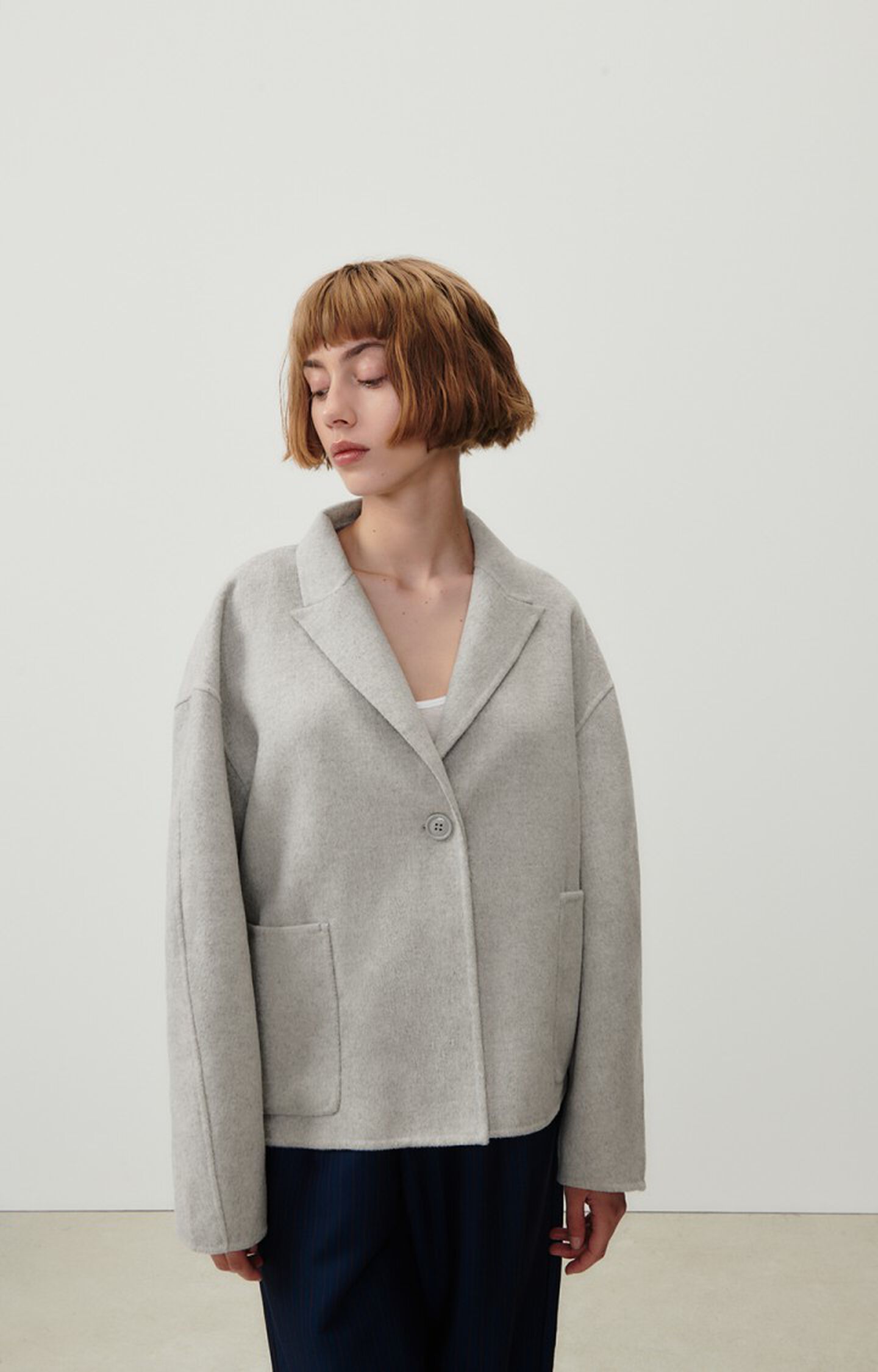 Women's coat Dadoulove - POLAR MELANGE 53 Long sleeve Grey - H23 ...