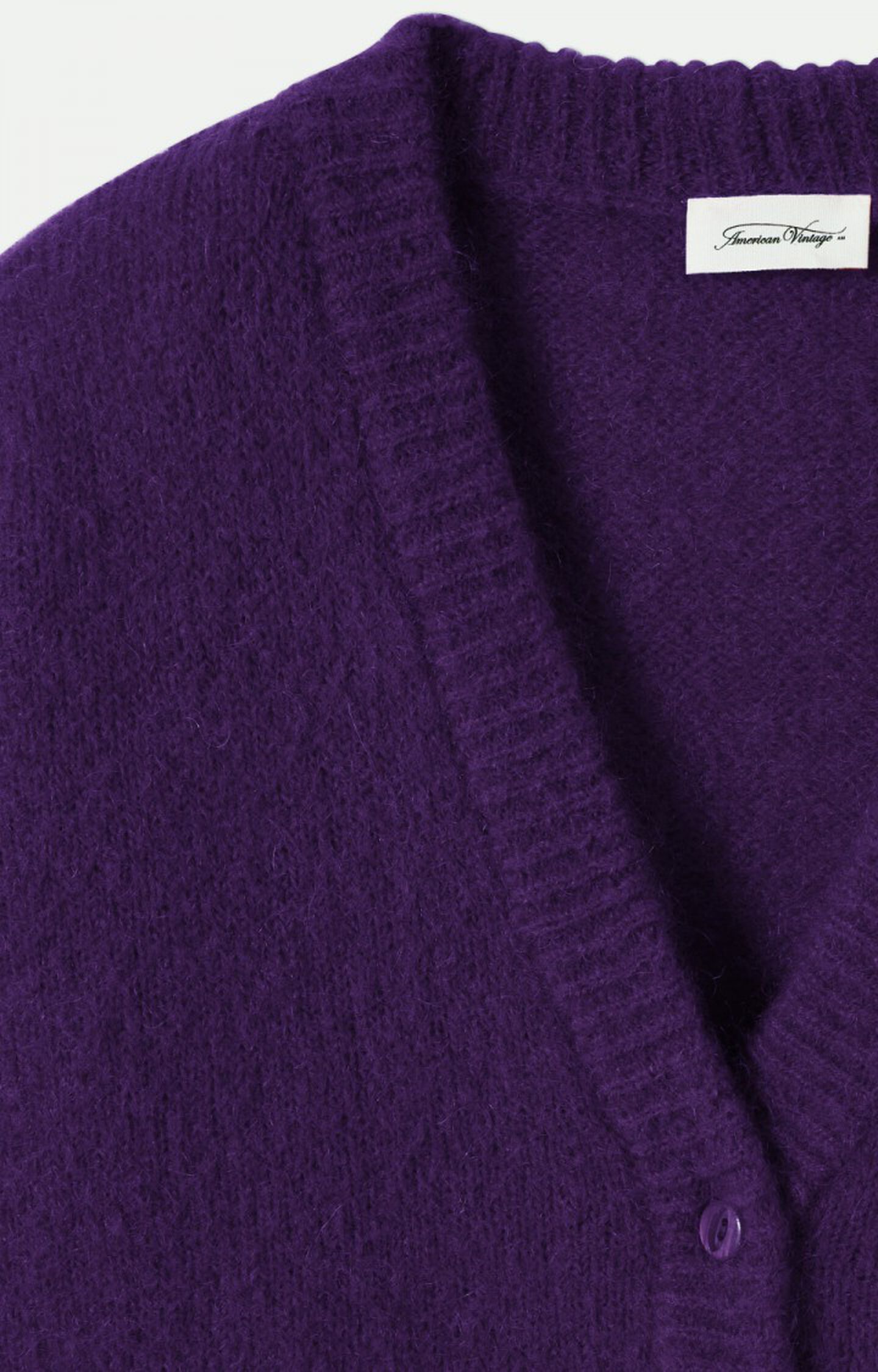 Women's cardigan Pinobery - PURPLE 39 Long sleeve Violet - H22 | American  Vintage