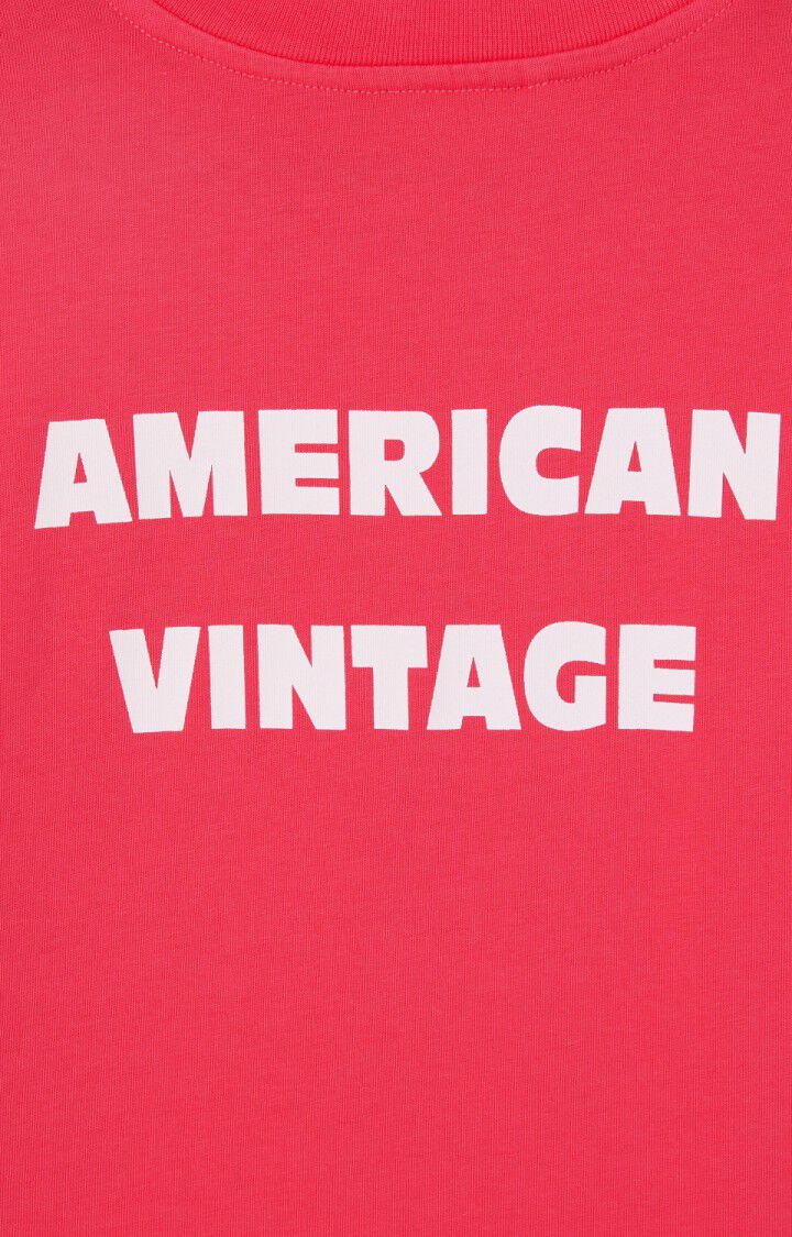 Kid's t-shirt Fizvalley - VINTAGE RASPBERRY - Red - 3