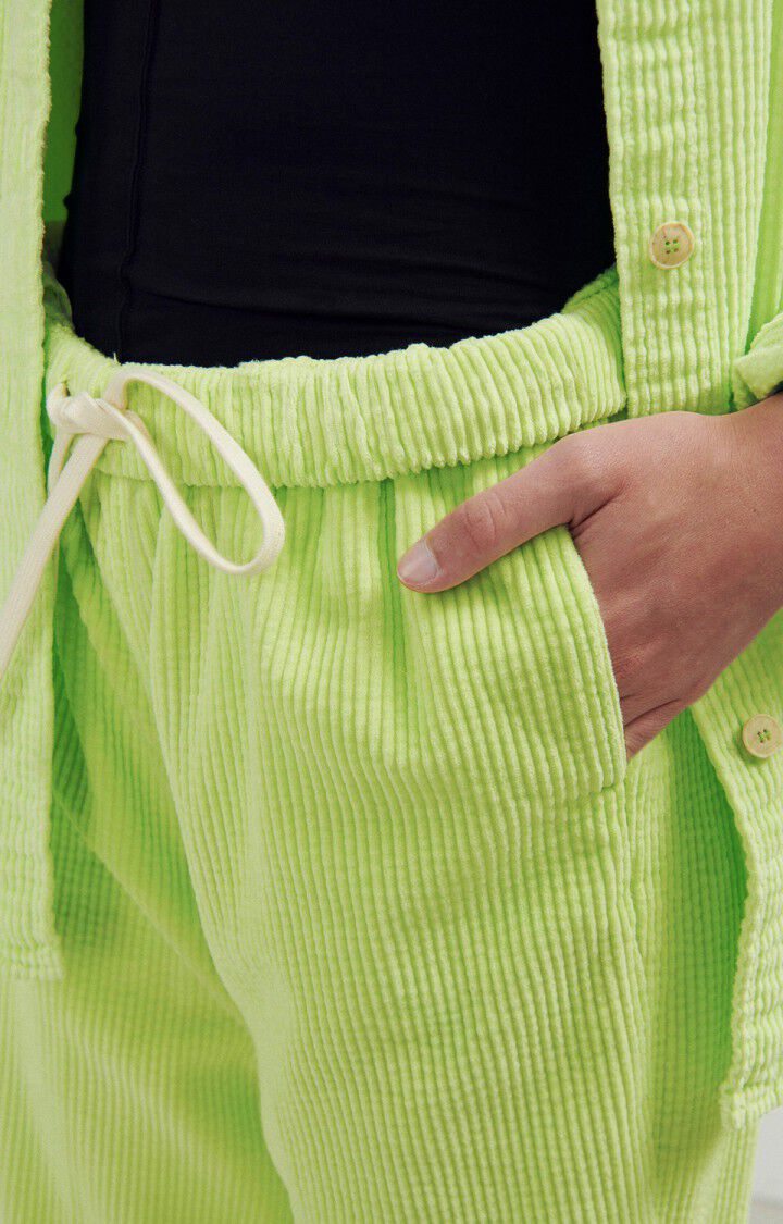 Pantalon femme Padow - JAUNE FLUO VINTAGE - Jaune - S