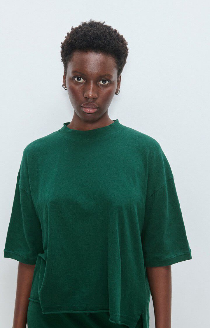 Women's t-shirt Udark, BLACK MARBLED CYPRESS, hi-res-model