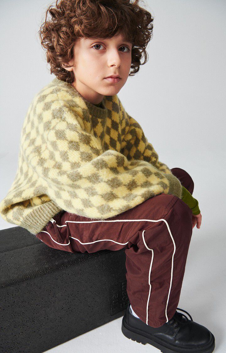 Kid's jumper East, RYE MELANGE JACQUARD, hi-res-model