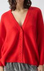 Women's cardigan Damsville, STRAWBERRY, hi-res-model