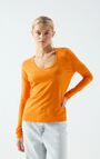 T-shirt femme Jacksonville - VITAMINES VINTAGE - Orange - XS