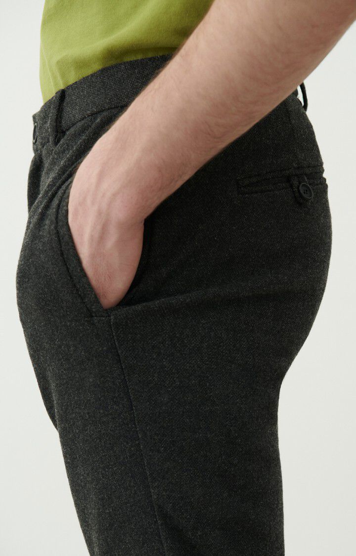 Herenbroek Weftown - ANTRACIET GEVLEKT - Zwart - 50