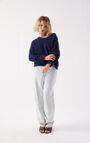 Women's jumper East - MELANGE NAVY - Blue - S