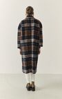 Women's coat Geomark, NAVY TARTAN, hi-res-model