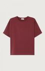 Women's t-shirt Fizvalley - VINTAGE BURGUNDY - Red - S