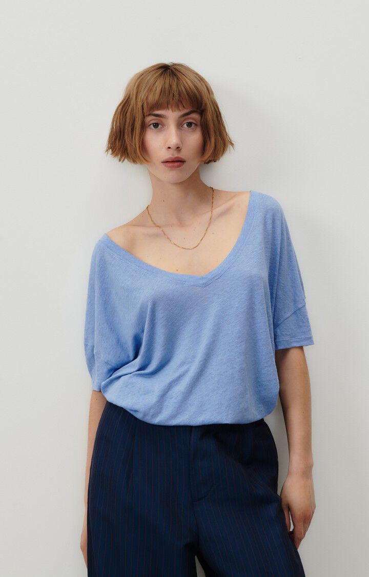 T-shirt femme Pobsbury, BLEU CIEL, hi-res-model