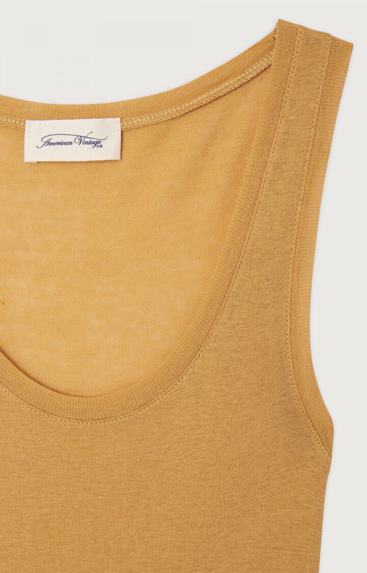 Women's tank top Massachusetts - CURRY VINTAGE - Orange - S
