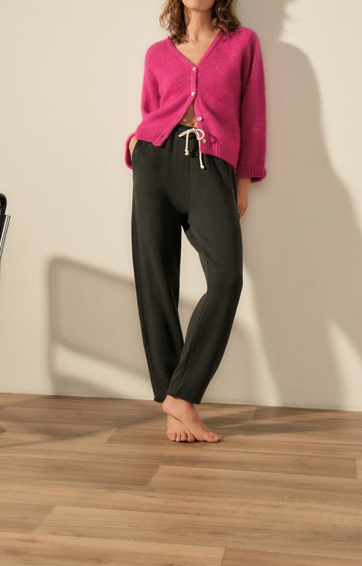 Women's cardigan East, MAGENTA MELANGE, hi-res-model