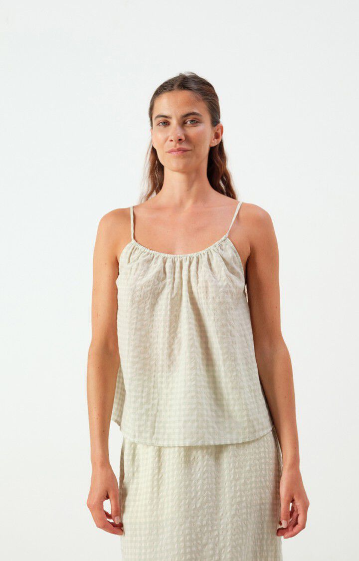 Pykoboo - OPAL VICHY - Green - Blanc - S