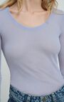 T-shirt femme Massachusetts, LILAS VINTAGE, hi-res-model