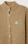 Women's cardigan East - MELANGE SAND - Beige - S