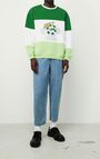 Men's sweatshirt Jadawood, GREEN AND WHITE, hi-res-model