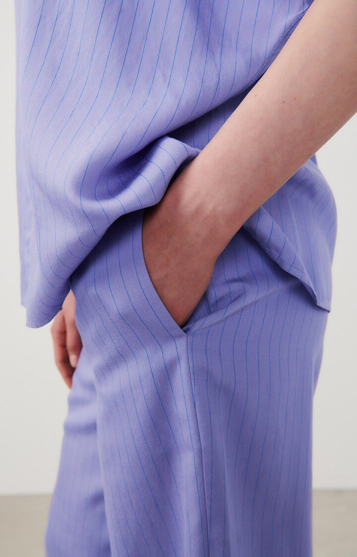 Women's trousers Okyrow, IRIS STRIPED, hi-res-model