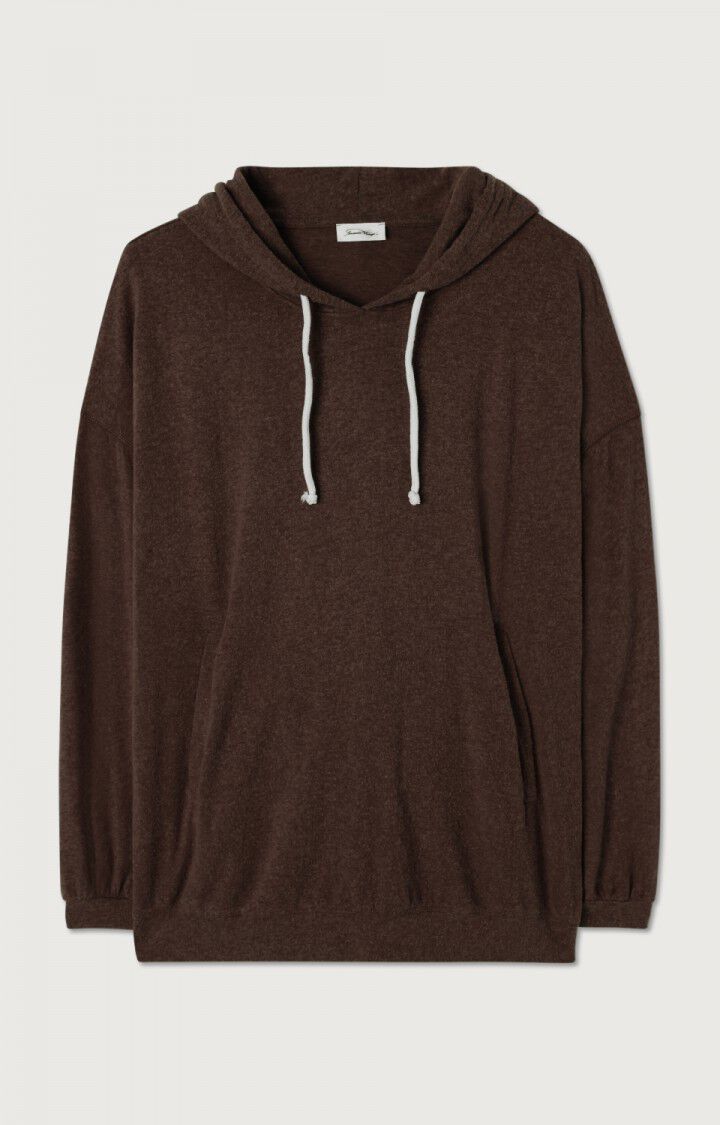 Sudadera mujer Ypawood - OSO DE PELUCHE MOTEADO - Marr&oacute;n