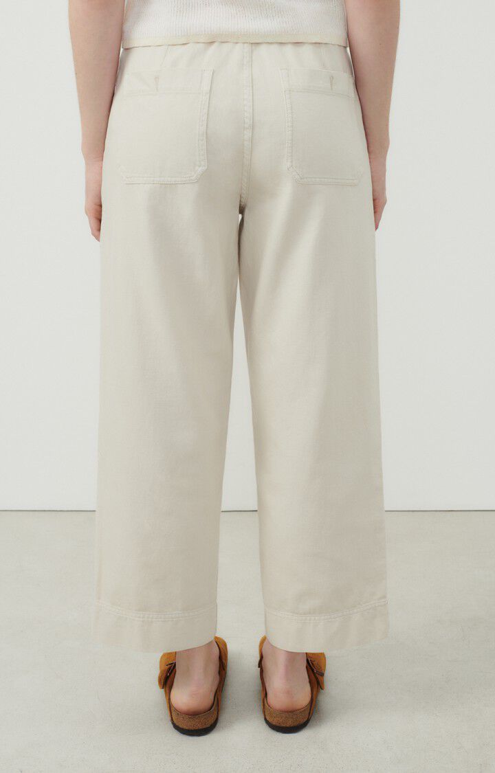 Women's trousers Uyabow, ECRU MELANGE, hi-res-model