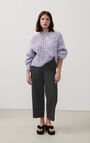 Women's trousers Kabird, MELANGE CHARCOAL, hi-res-model