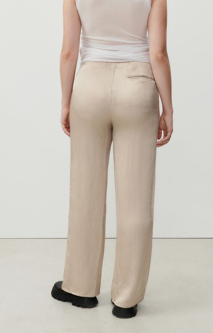 Women's trousers Shaning, ECRU, hi-res-model