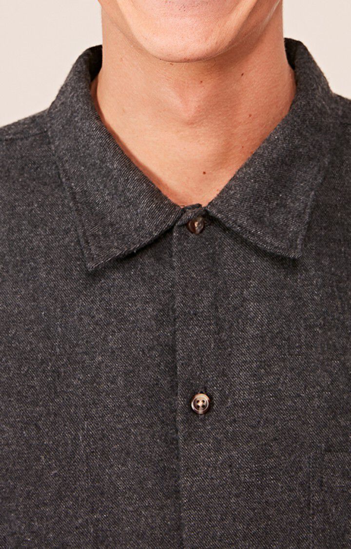 Men's shirt Dakota, CHARCOAL MELANGE, hi-res-model