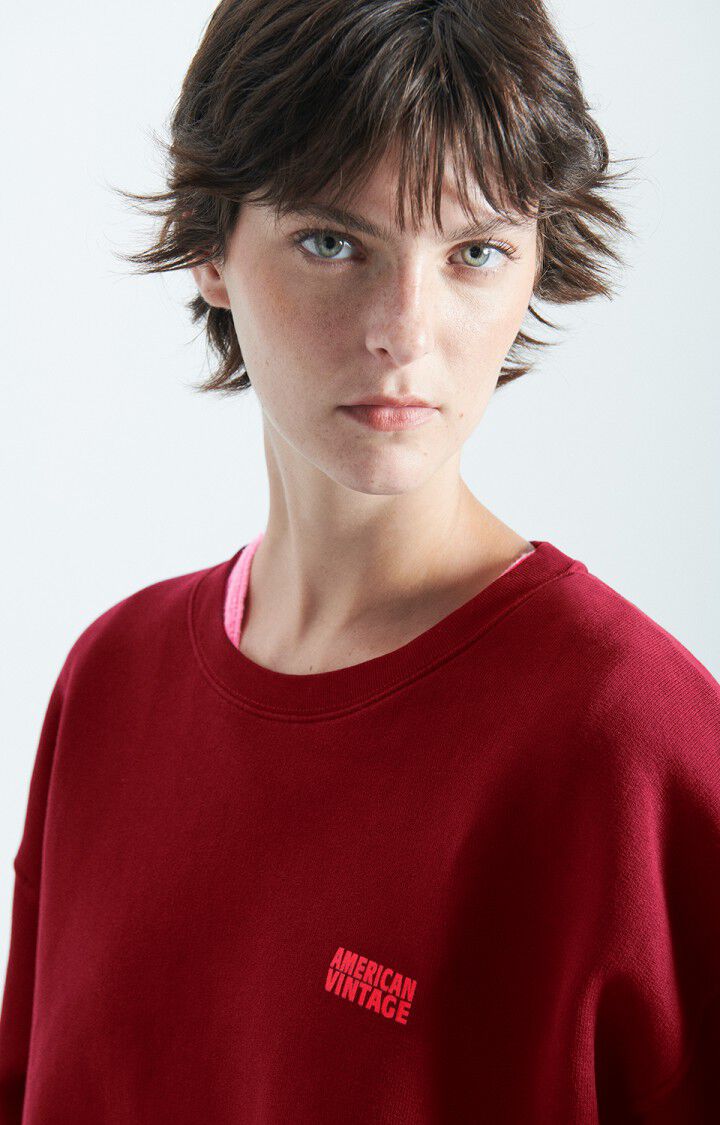 Women's sweatshirt Izubird - VINTAGE CHERRY 51 Long sleeve - E26