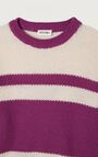 Women's jumper Pagaville, ECRU AND INDIAN PINK, hi-res