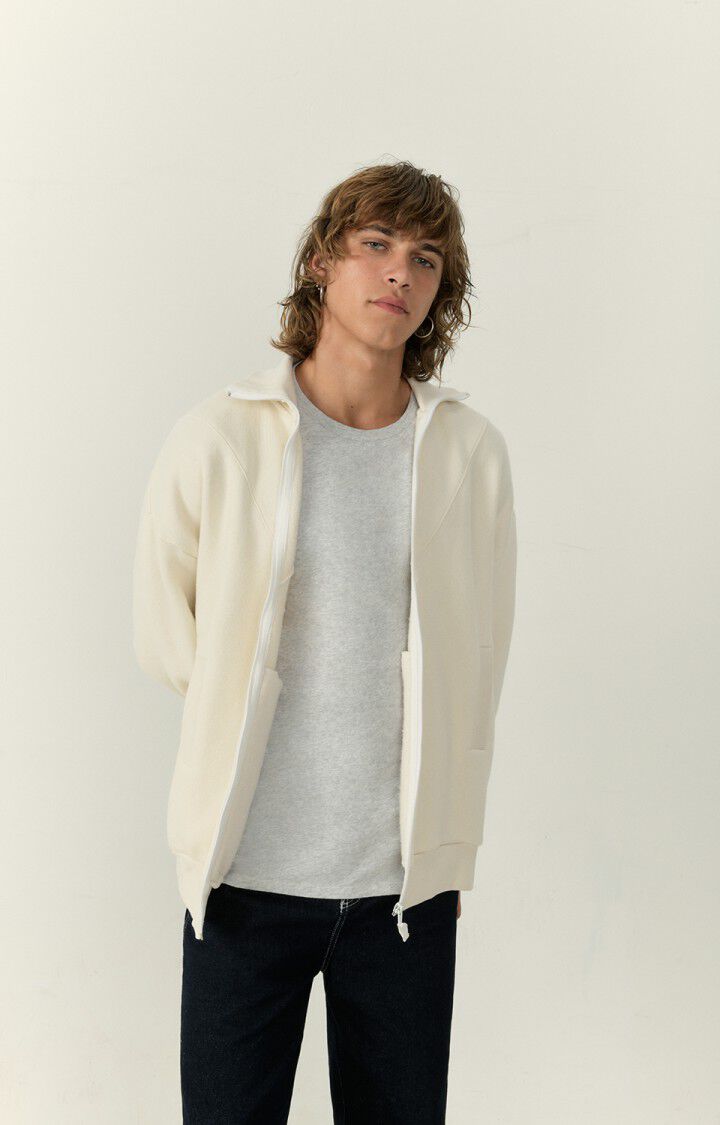 Men's sweatshirt Vizboro, ECRU, hi-res-model
