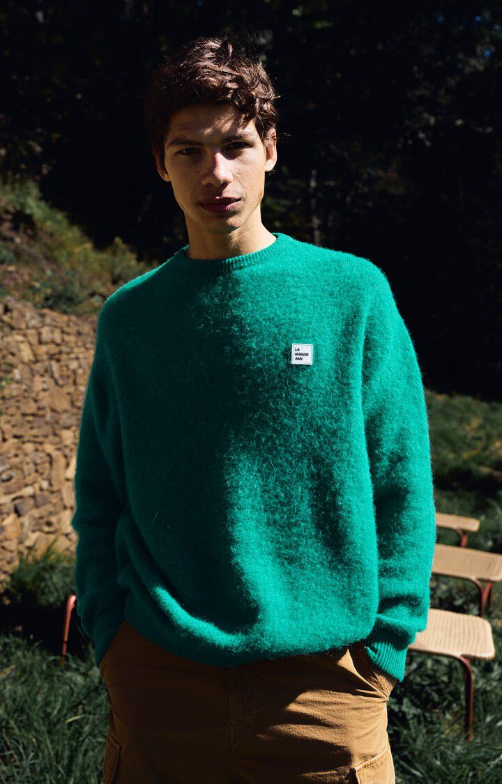 Men's jumper Vitow - CHINA MENTHOL 58 Long sleeve Green - H25