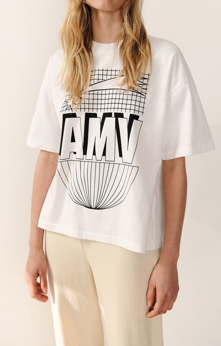 Dames t-shirt Fizvalley, WIT, hi-res-model