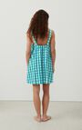 Women's dress Naroz - AQUATIC VICHY - Blue - Blanc - S